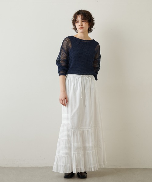 「Whim Gazette」 長袖カットソー FREE ベージュ レディース_画像5