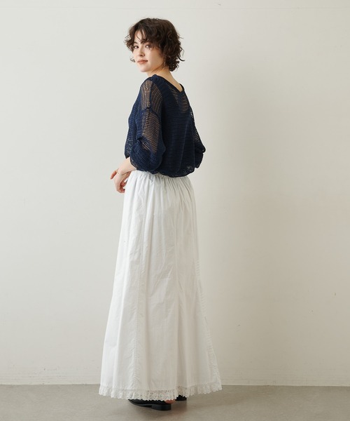 「Whim Gazette」 長袖カットソー FREE ベージュ レディース_画像6