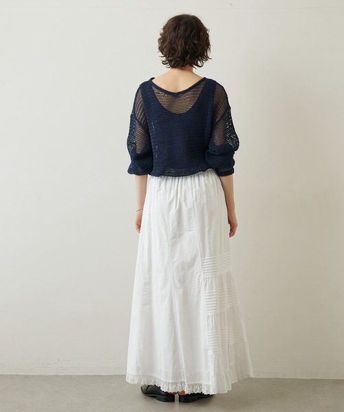 「Whim Gazette」 長袖カットソー FREE ベージュ レディース_画像9