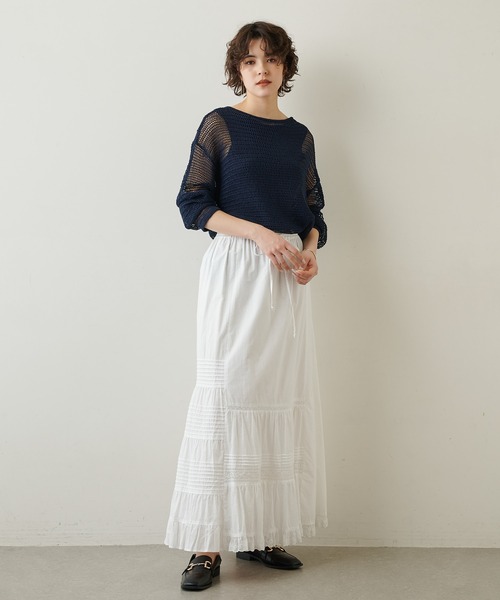 「Whim Gazette」 長袖カットソー FREE ベージュ レディース_画像10