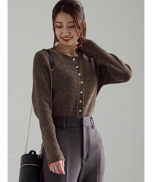 Te chichi（テチチ） カーディガン モールリブカーディガン レディース