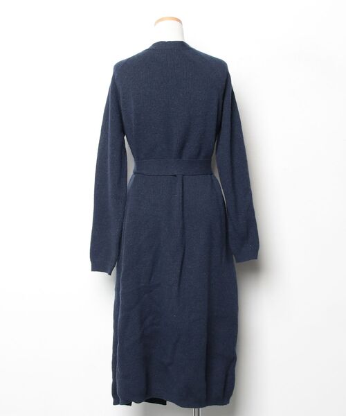 「LA MARINE FRANCAISE」 ニットカーディガン ONE SIZE ネイビー レディース_画像2
