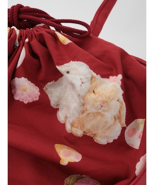 PINK HOUSE（ピンクハウス） トートバッグ 幸見うさぎ刺繍バッグ