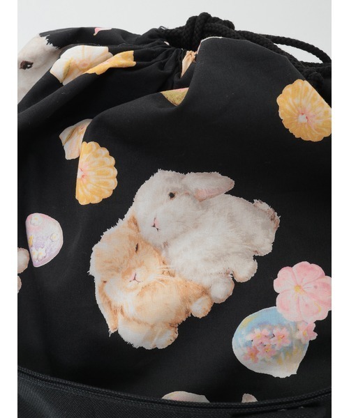 PINK HOUSE（ピンクハウス） トートバッグ 幸見うさぎ刺繍バッグ
