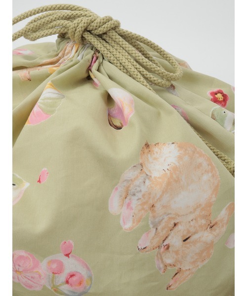 PINK HOUSE（ピンクハウス） トートバッグ 幸見うさぎ刺繍バッグ