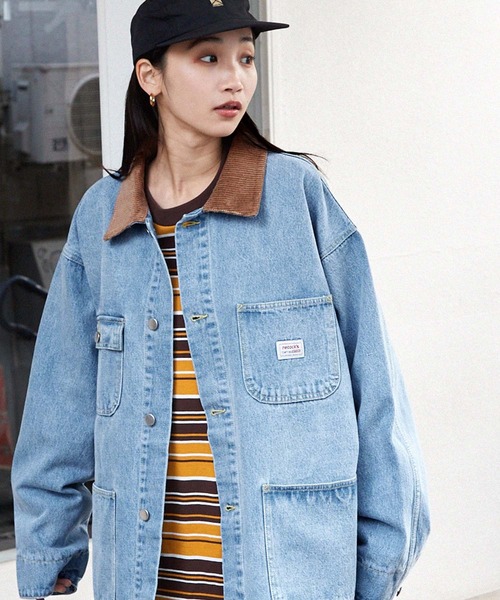 「MONO-MART」 デニムジャケット M ライトグレー メンズ_画像5