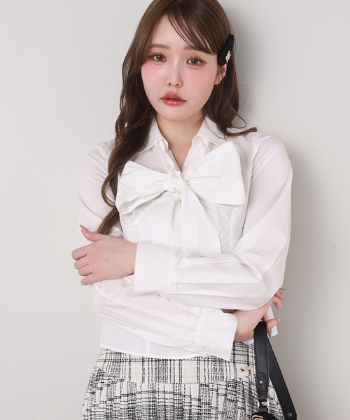 one after another NICE CLAUP ブラウス シャツ 「取り外し可能