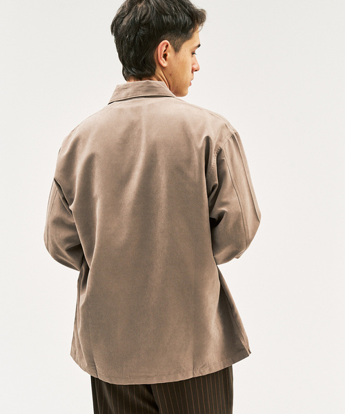 SEVENDAYS=SUNDAY ピーチシャンブレーレギュラー綿シャツ  L SEVENDAYS=SUNDAY - SEVENDAYS=SUNDAY ピーチシャンブレーレギュラー綿