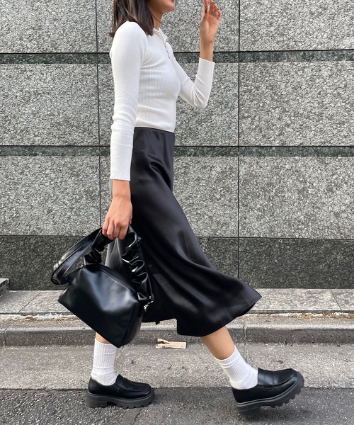 「ROGER AND RAW」 フレアスカート FREE パープル レディース_画像5