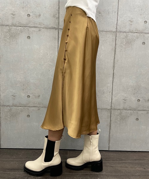 「ROGER AND RAW」 フレアスカート FREE パープル レディース_画像7