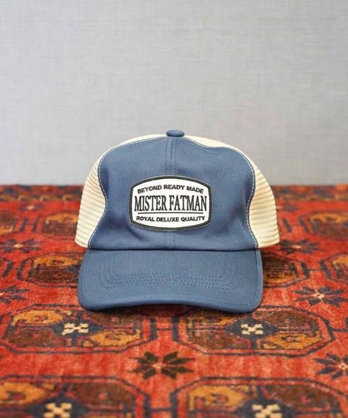 Mr.FATMAN メッシュキャップ キャップ 帽子 Wappen tracker mesh cap