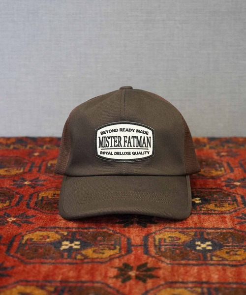 Mr.FATMAN メッシュキャップ キャップ 帽子 メンズ Wappen tracker