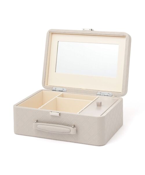Francfranc（フランフラン） 収納 キルト コスメボックス グレー 収納