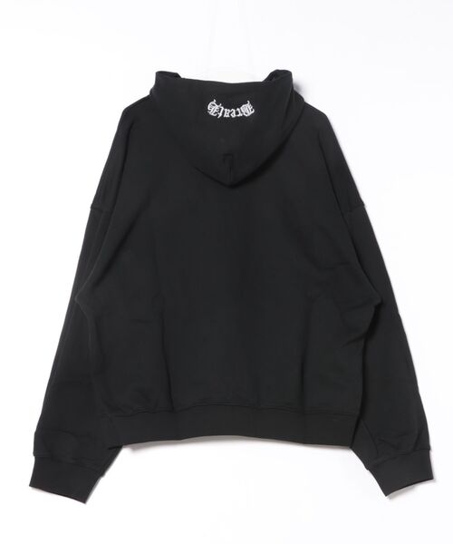 BREATH パーカー OLD ENGLISH LOGO RHINESTONE HOODIE メンズ
