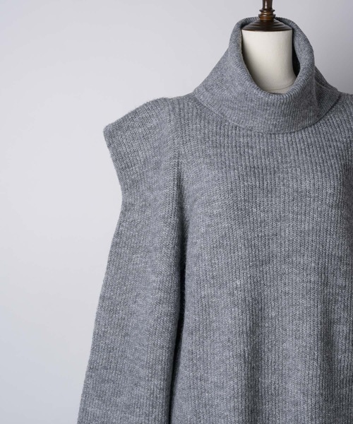 「J1U by LA BELLE ETUDE」 ニットワンピース FREE グレー レディース_画像6