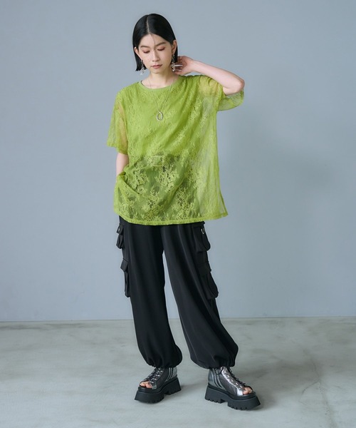 HARE（ハレ） ワイドパンツ カーゴパンツ 「一部カラー接触冷感素材