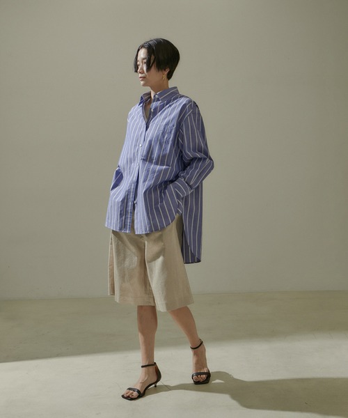 「AMERICANA」 ハーフパンツ FREE シルバー レディース_画像5