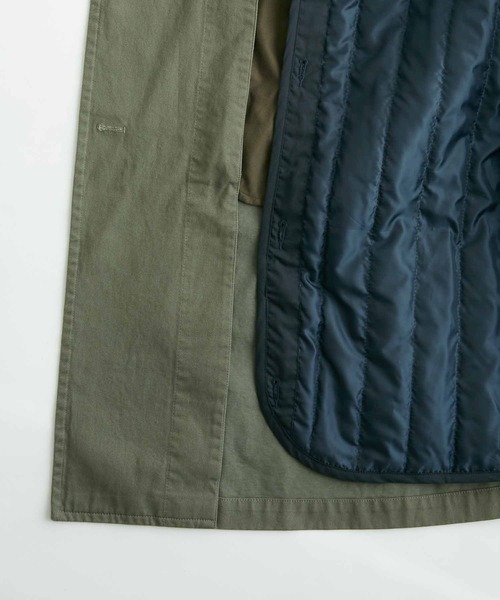 「ADAM ET ROPE'」 トレンチコート M カーキ メンズ_画像4