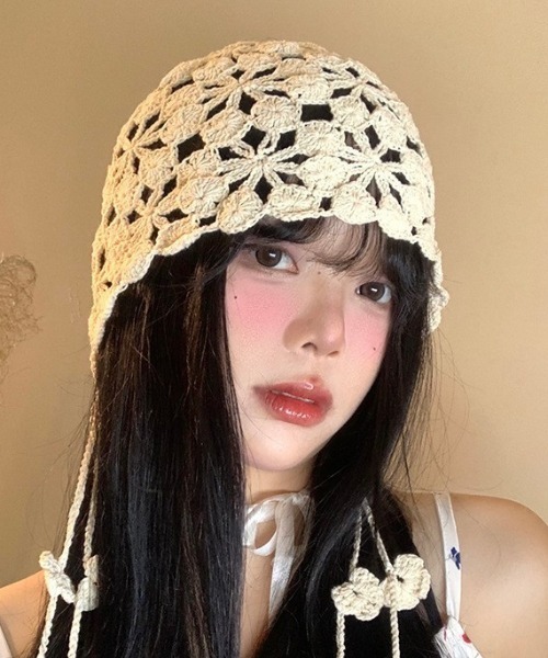 pyornim（ピョルニム） キャップ 帽子 「26年春夏新作」フラワー