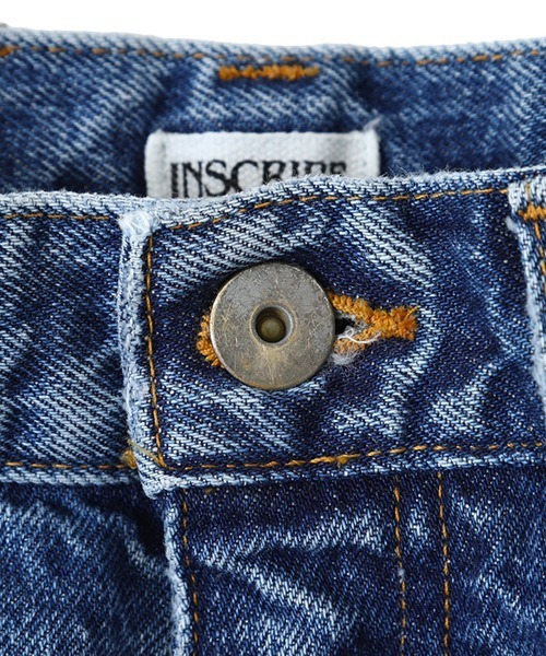 「INSCRIRE」 デニムパンツ 34 ブルー レディース_画像4