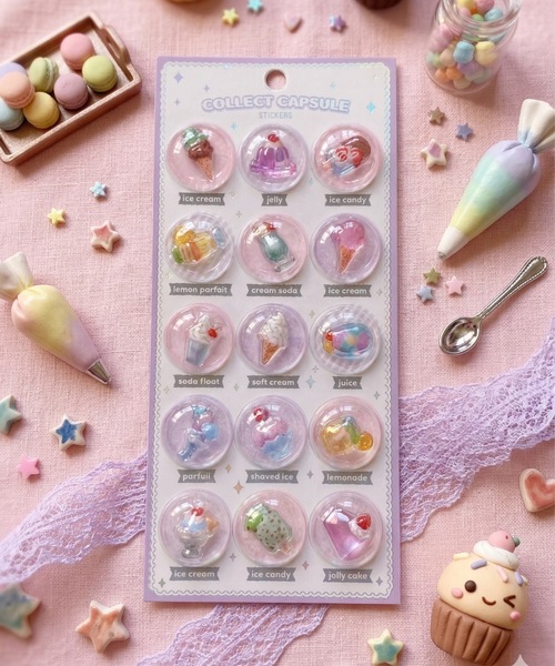 FLANEEK. ステッカー 立体マルチパーツ・シール : ZOZOTOWN Yahoo!店