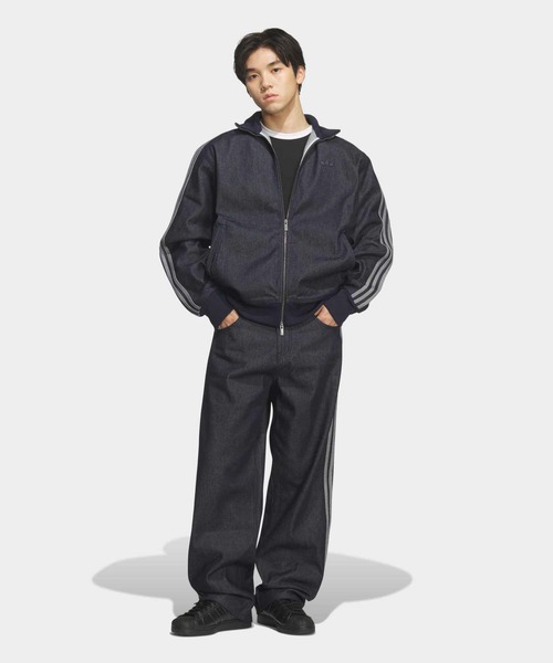adidas（アディダス） パンツ デニム ファイヤーバード トラックパンツ
