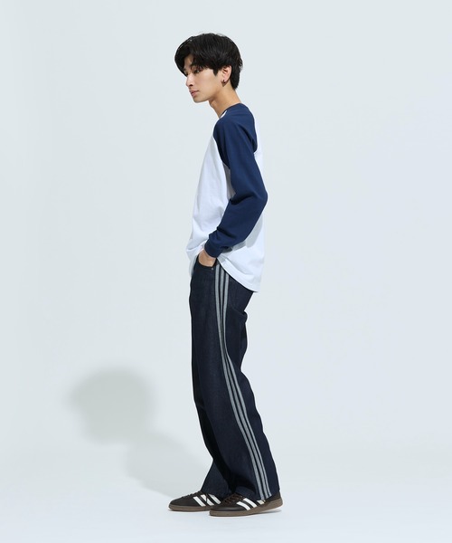 adidas（アディダス） パンツ デニム ファイヤーバード トラックパンツ