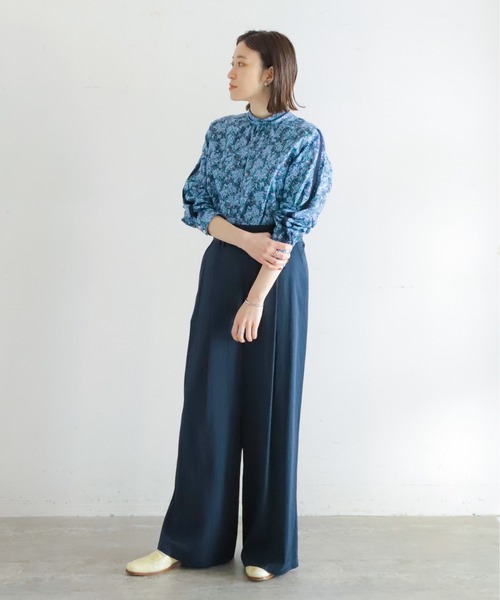 「NOMBRE IMPAIR」 長袖ブラウス FREE ブルー レディース_画像3