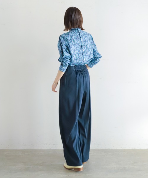 「NOMBRE IMPAIR」 長袖ブラウス FREE ブルー レディース_画像5