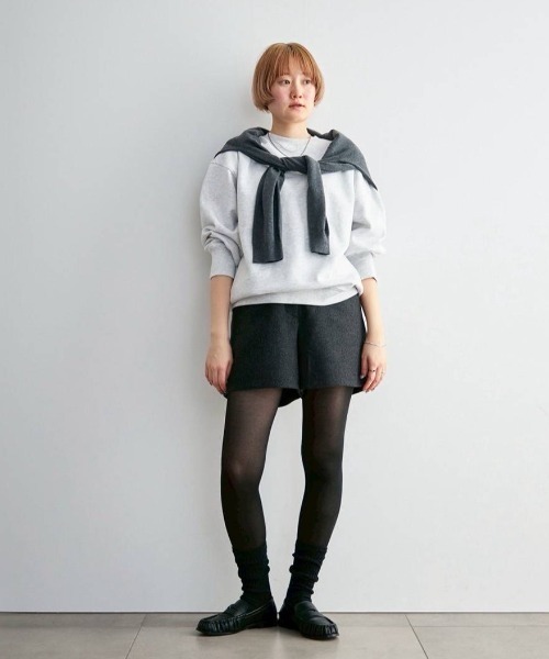 anuke（アンヌーク） パンツ Herringbone Short Pants レディース
