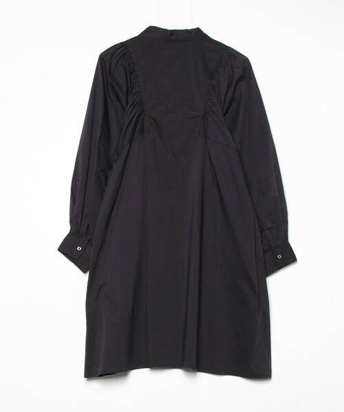 「EMMEL REFINES」 長袖ワンピース FREE ブラック レディース_画像2
