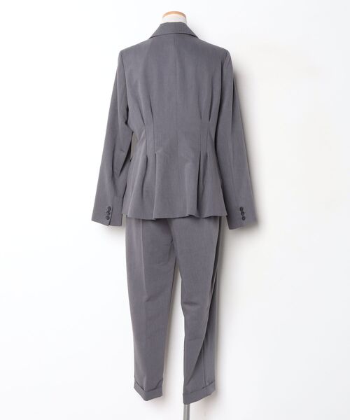 「RUIRUE BOUTIQUE」 パンツスーツ LL ダークグレー レディースの画像