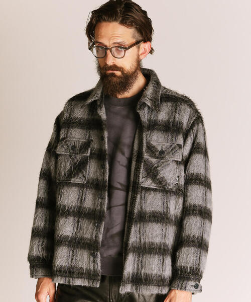 Schott N.Y.C（ショット） 「schott」 長袖シャツ L ネイビー メンズ