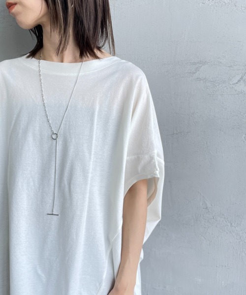 mizuiroind（ミズイロインド） tシャツ 半袖 コクーンワイド プル