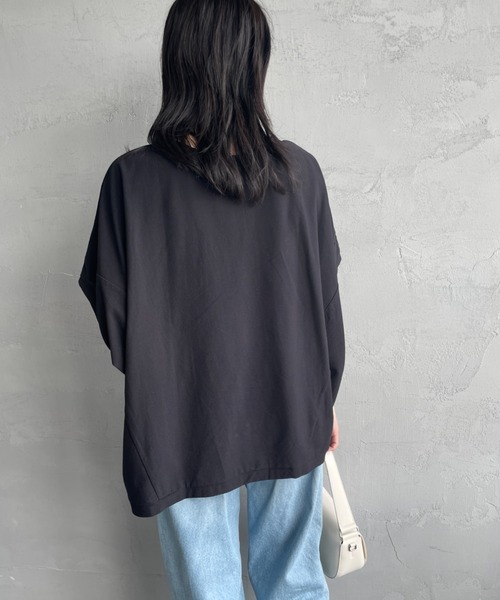mizuiroind（ミズイロインド） tシャツ 半袖 コクーンワイド プル