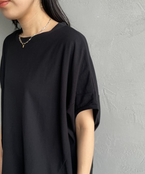 mizuiroind（ミズイロインド） tシャツ 半袖 コクーンワイド プル