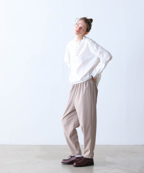 「Kelen」 パンツ M チャコールグレー レディース_画像3