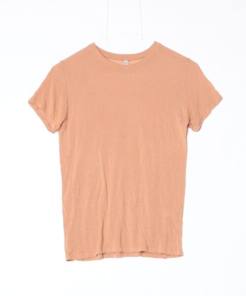 Baserange ベースレンジ トップス 半袖 BASERANGE（ベースレンジ） 半袖Tシャツ X-SMALL オレンジ レディース