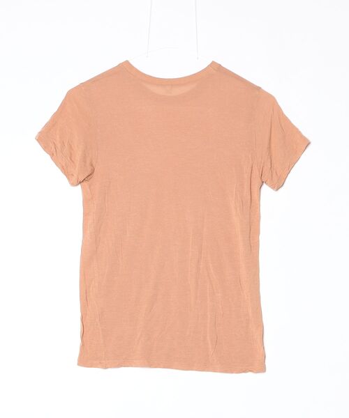 BASERANGE（ベースレンジ） 半袖Tシャツ X-SMALL オレンジ レディース