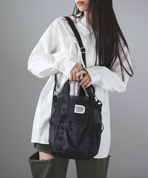 「FREDRIK PACKERS」 2WAYバッグ FREE ベージュ レディース_画像6