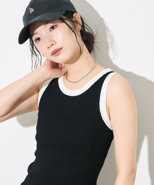 FREAK'S STORE（フリークスストア） タンクトップ ノースリーブ 配色