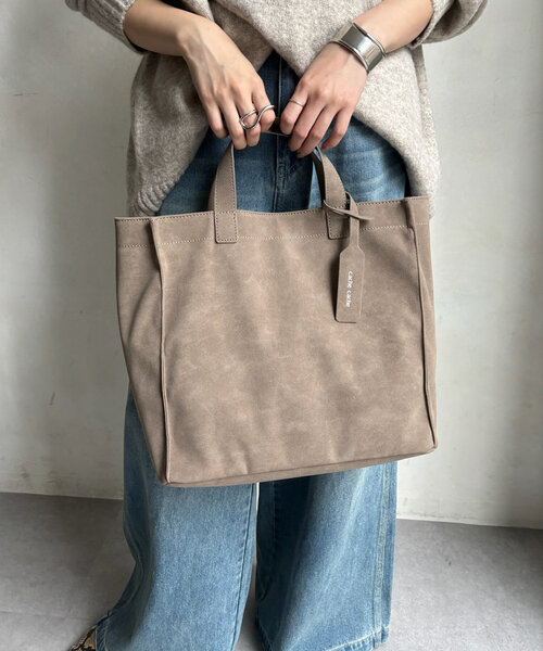「DouDou」 ハンドバッグ FREE ベージュ レディース_画像9