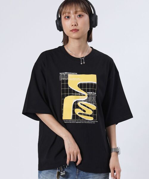 「FFEIN」 半袖Tシャツ MEDIUM アッシュグレー メンズ_画像3