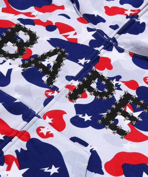 A BATHING APE（アベイシングエイプ） パーカー STA STRIKE CAMO LOGO