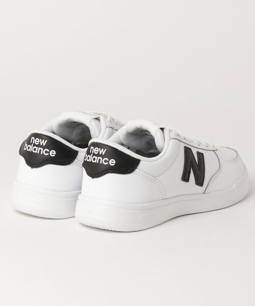 「New Balance」 ローカットスニーカー 24.5cm ホワイト×ブラック メンズ_画像2