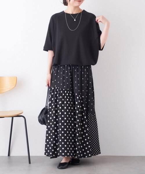 BEARDSLEY（ビアズリー） tシャツ 半袖 ドロストデザインプルオーバー