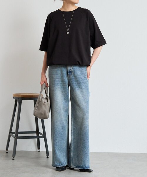 BEARDSLEY（ビアズリー） tシャツ 半袖 ドロストデザインプルオーバー