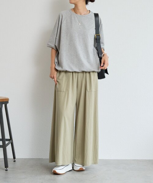 BEARDSLEY（ビアズリー） tシャツ 半袖 ドロストデザインプルオーバー