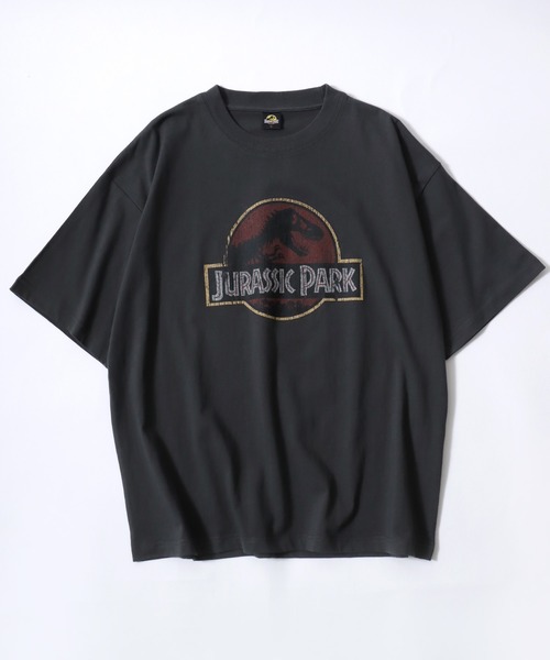 「Lazar」 「JURASSICPARK」半袖Tシャツ LL ブラック系その他 レディース_画像5