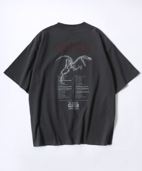 「Lazar」 「JURASSICPARK」半袖Tシャツ LL ブラック系その他 レディース_画像8